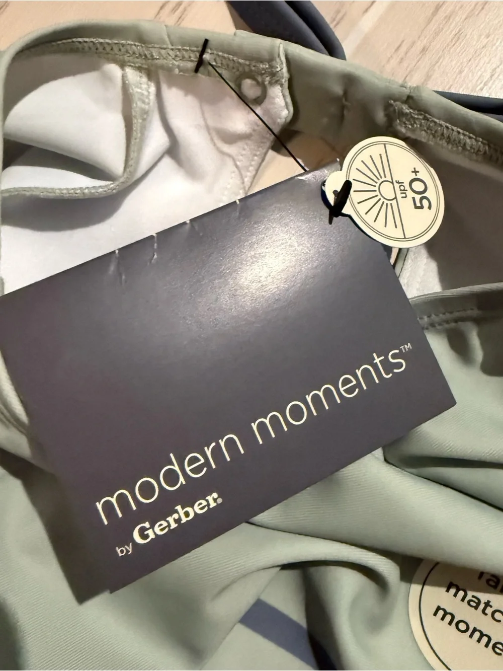 Modern Moments Gerber Girls 3T UPF‎ 50+ Striped Long Sleeve Swimsuit